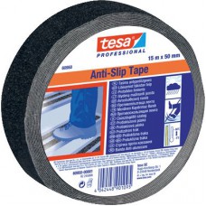 TESA ANTI-SLIPTAPE 60950 PVC-FOLIE ZWART DIKTE 0.8MM 50MM ROL 15MTR ( a 1 ROL )