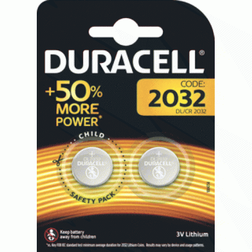 duracell 3 volt dl2032 lithium br2