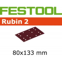 FESTOOL SCHUURSTROOK RUBIN 2 STF 80X133/MM P80 PAK A 50 STUKS 499048 ( a 1 PAK )