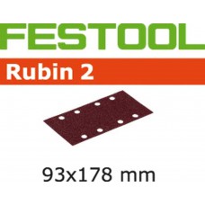FESTOOL SCHUURSTROOK RUBIN2 STF-93X178/8-P80-RU2/50 KORREL 80 ( a 1 PAK )