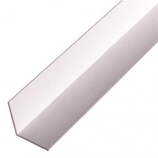 HOEKPROFIEL KUNSTSTOF 20X20X2MM LENGTE 2,6 METER WIT ( a 25 LNG )