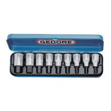 GEDORE DOPSLEUTELSET INBUS IN 19 PM / 9-DLG 1/2 INCH / 5-17MM 6156250 ( a 1 SET )